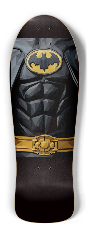 The Dark Knight Body Glow Retro Skateboard Old School Shape