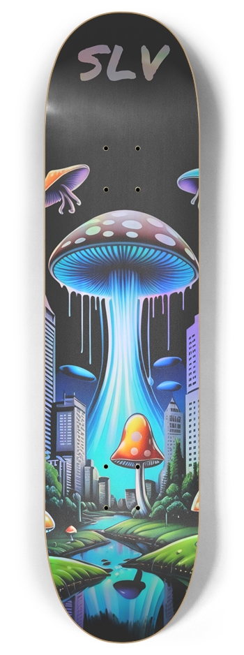 Unidentified Fungus Obsession 8 Inch Skateboard Deck