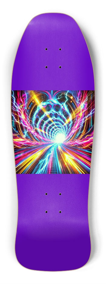 Time Travel Shredder Skateboard Shredder Shape