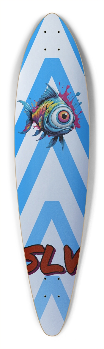 Fisheye Pintail Longboard