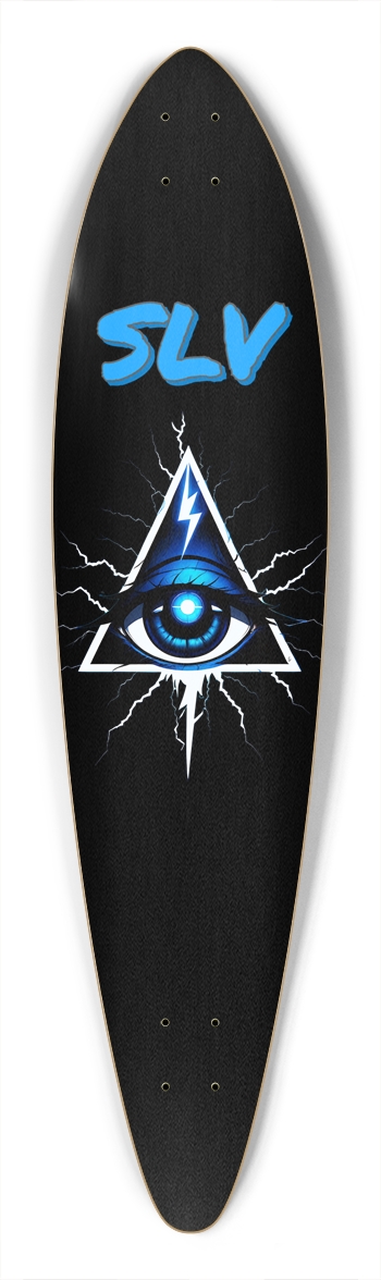 SLV - All Seeing Eye - Blue Pintail Longboard