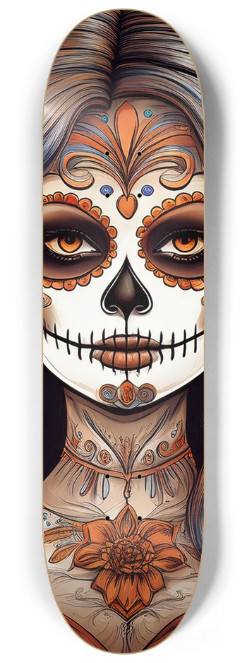 Catarina Skateboard Day Of The Dead Deck 8-1/4 Skateboard Deck