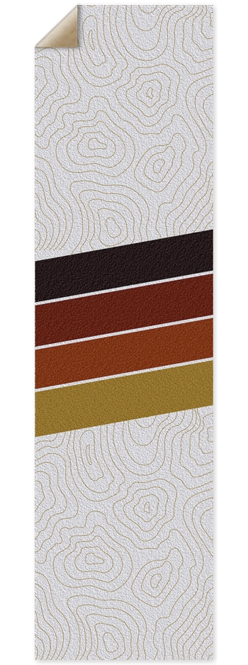 Retro Eagle Stripes Terrain Griptape 9 x 33 Inch Griptape