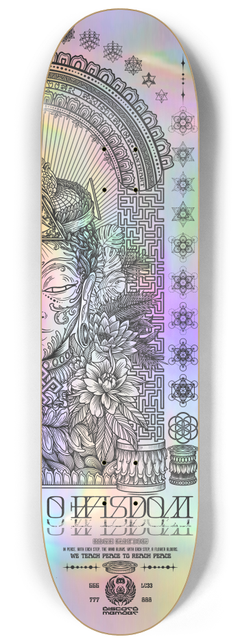 WOUNDS TO WISDOM HOLO LE 33 #2 8-1/4 Skateboard Deck
