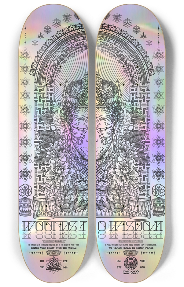 WOUNDS TO WISDOM HOLO LE 33 2 Deck Wall Series