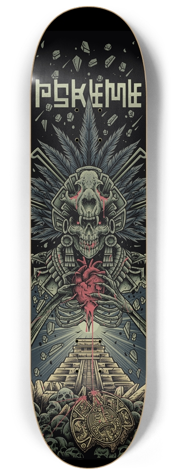 Aztec Gold 8-1/4 Skateboard Deck