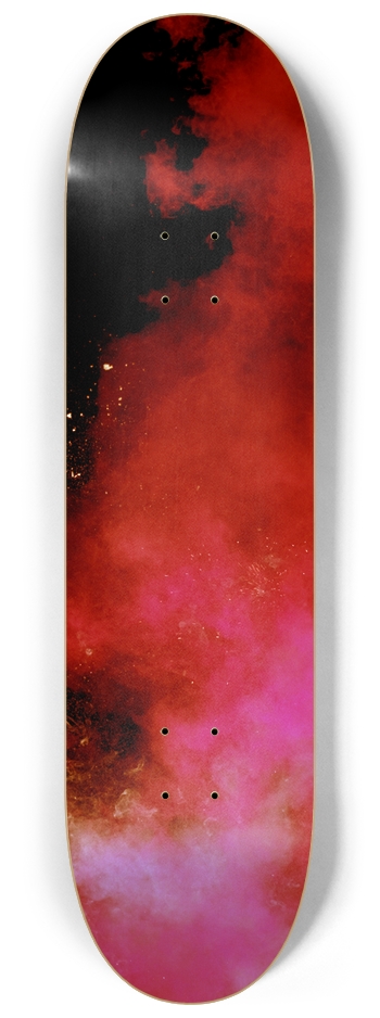 Red Smoke 8-1/4 Skateboard Deck