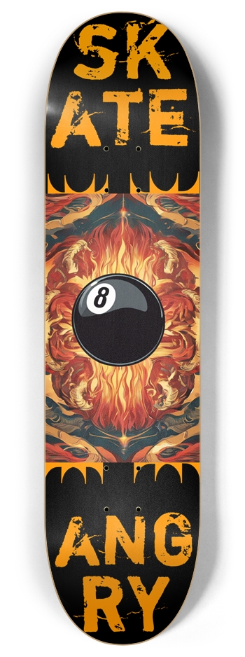 8-Ball 8 Inch Skateboard Deck