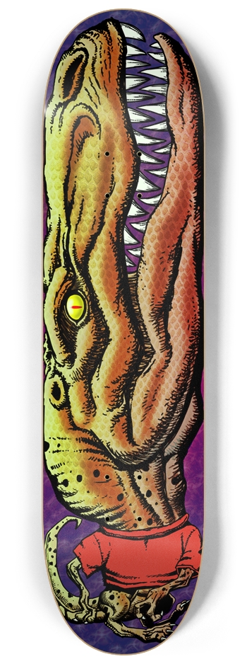 T-Rex Gold 8-1/4 Skateboard Deck