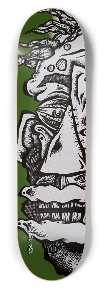 Burnout 1 - W 8.5” x L 32.75” 8-1/2 Skateboard Deck