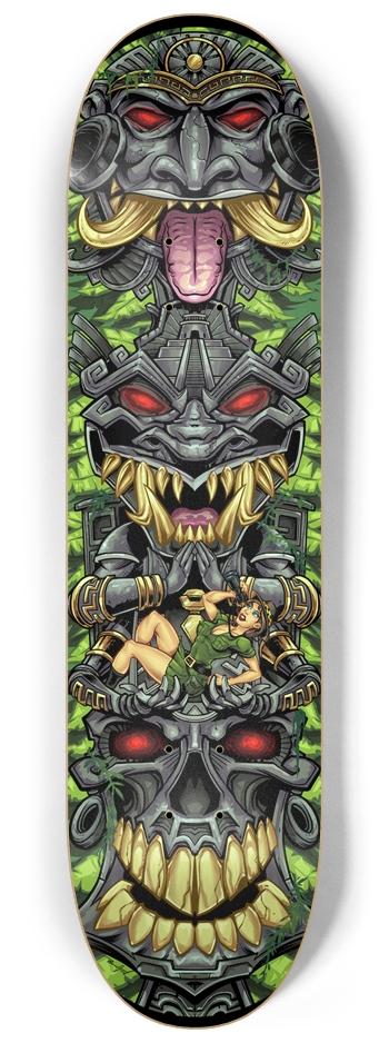 Aztec Totem  8-1/4 Skateboard Deck