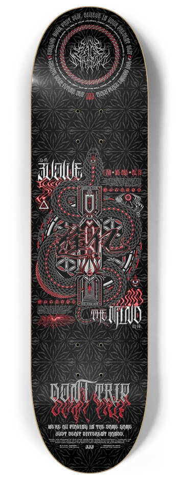 8.25" • EVOLVE THE MIND V3 • Skateboard Deck 8-1/4 Skateboard Deck