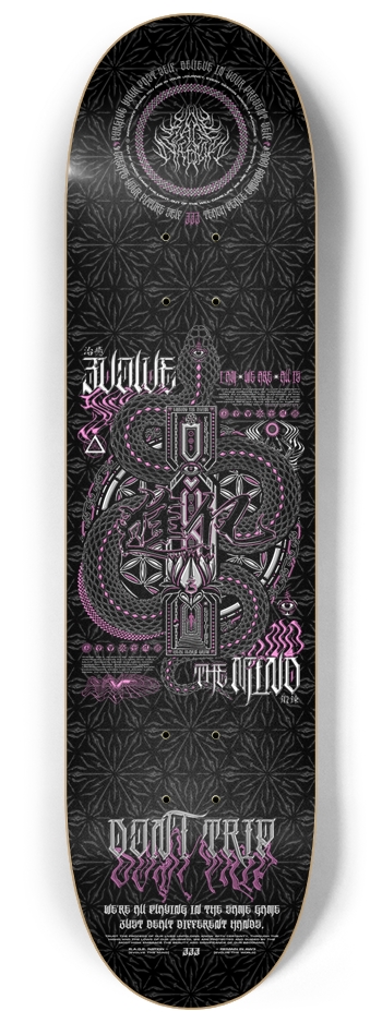 8.25" • EVOLVE THE MIND V2 • Skateboard Deck 8-1/4 Skateboard Deck
