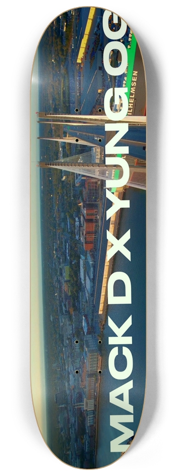 Mack D x Yung OG 7 Summers Custom Skateboard 8-1/4 Skateboard Deck