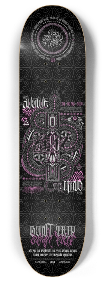 8" • EVOLVE THE MIND V2 • Skateboard Deck 8 Inch Skateboard Deck