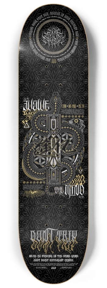 8.25" • EVOLVE THE MIND V1 • Skateboard Deck 8-1/4 Skateboard Deck