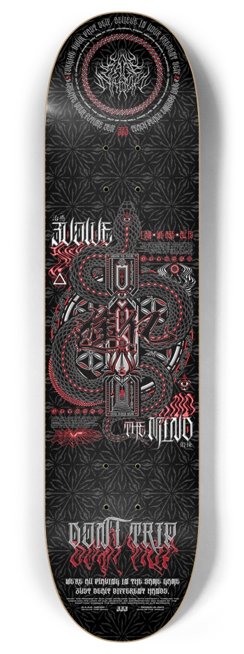 8" • EVOLVE THE MIND V3 • Skateboard Deck 8 Inch Skateboard Deck