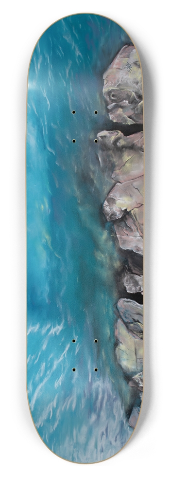 'A Time For Reflection' (Skateboard Deck) 8-3/4 Inch Skateboard