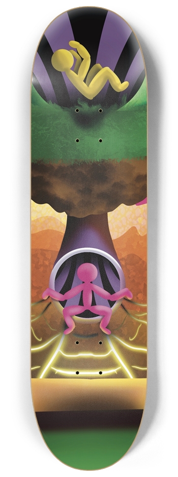 Down the tube 8-1/4 Skateboard Deck