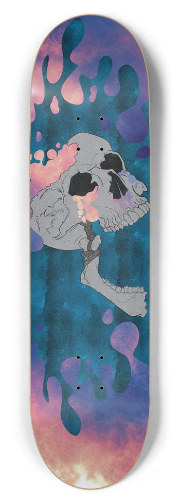 Bubbly skull 3 Skateboard 8-1/2 Skateboard Deck