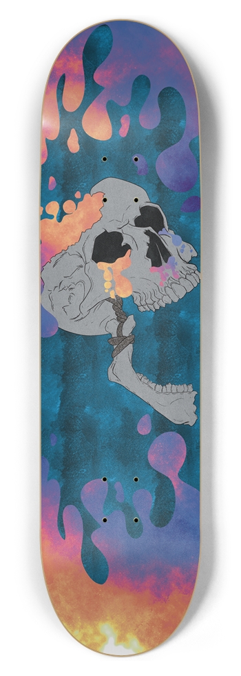 Bubbly skull 2 Skateboard 8-1/2 Skateboard Deck