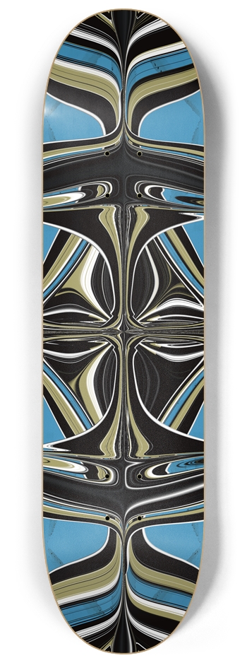 Abstract High-Resolution Skateboard Deck 8-1/4 Skateboard Deck