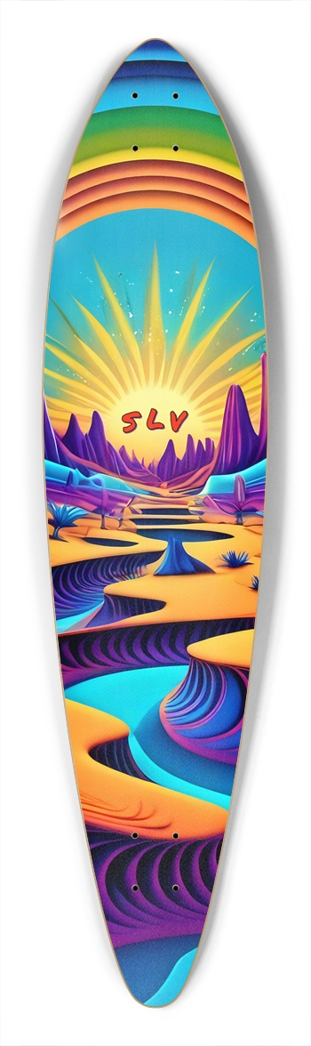 Into the Sun Pintail Longboard