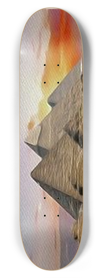 Custom Skateboard desert 7-3/4 Skateboard Deck