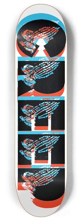 Creepin 3D 8 Inch Skateboard Deck