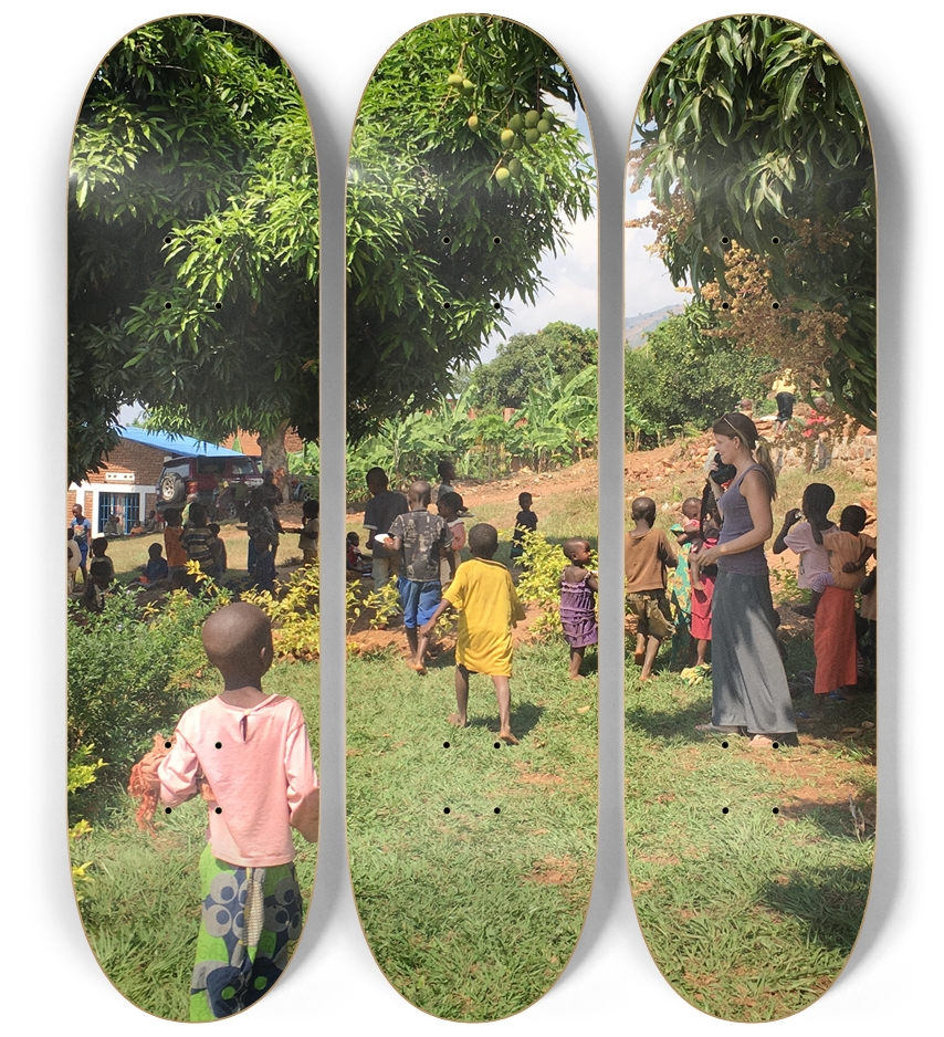 Mango Tree School Set 3 Deck Wall Series