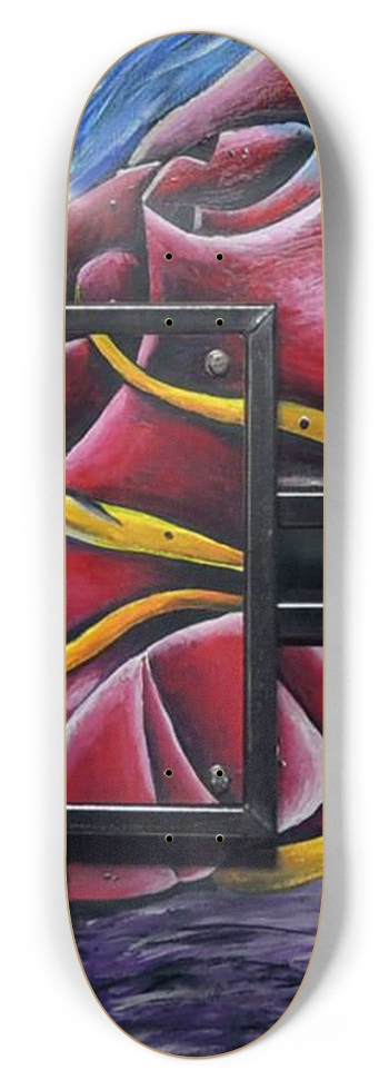 Tattooed Rose 8-1/2 Skateboard Deck