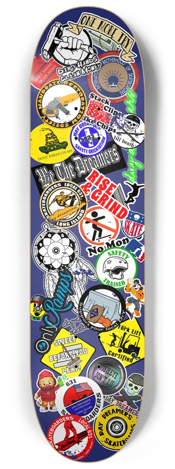 Blue Collar Skateboard - 8.25 8-1/4 Skateboard Deck