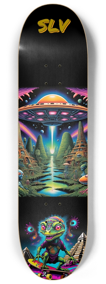 Mayan Mayhem 8-1/4 Skateboard Deck