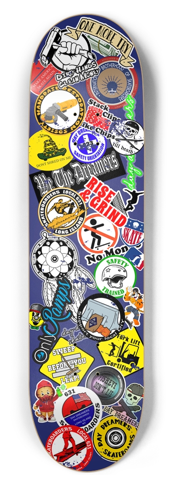 Blue Collar Skateboard - 8.5 8-1/2 Skateboard Deck