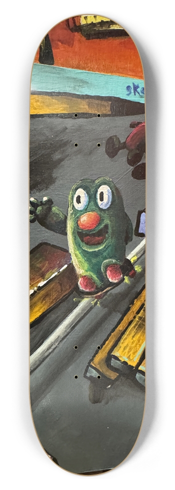 50/50 green nugget 8-1/2 Skateboard Deck