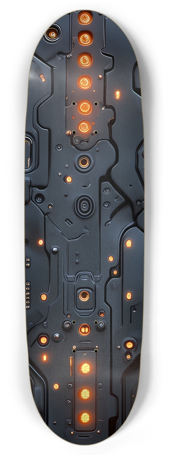 Black Hoverboard Thruster Football Board Football Shape