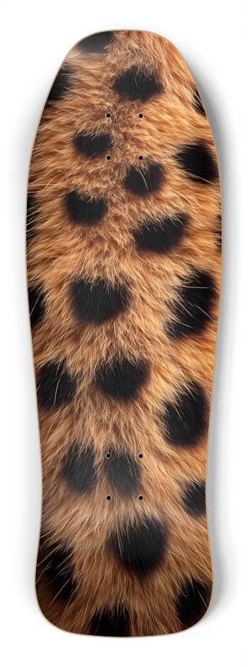 Cheetah Fur Pattern Shredder Board Shredder Shape