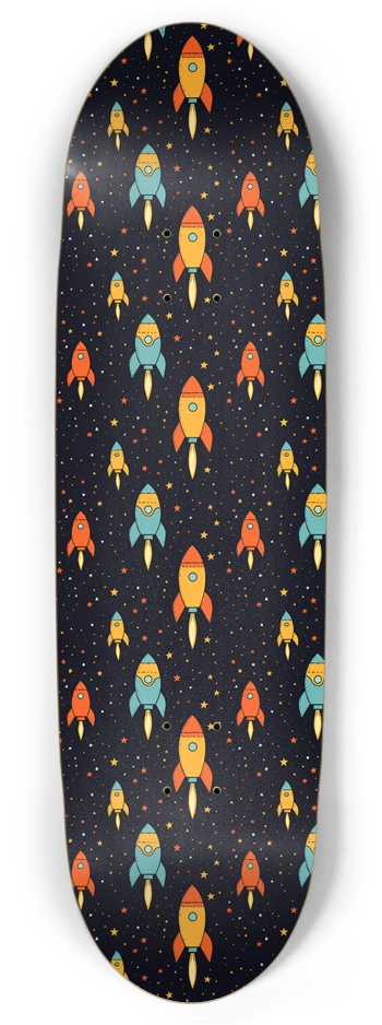 Cartoon Rockets Football Board Football Shape