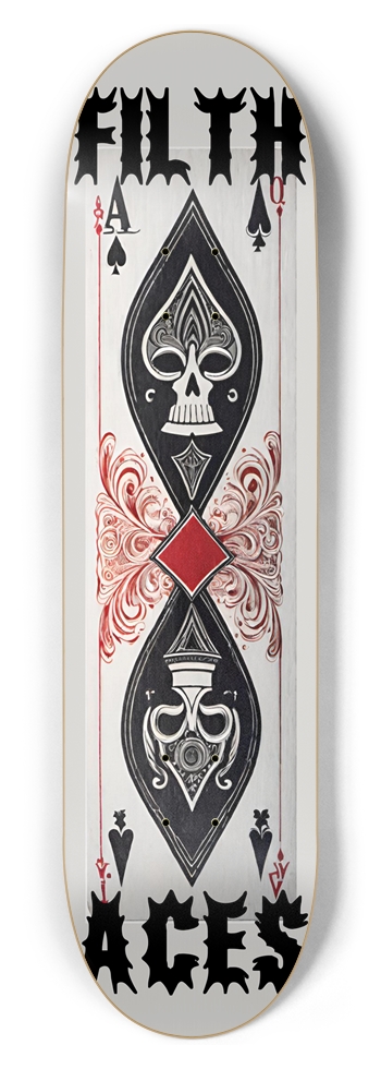 FILTH ACE OF SPADES 01 8-1/2 Skateboard Deck
