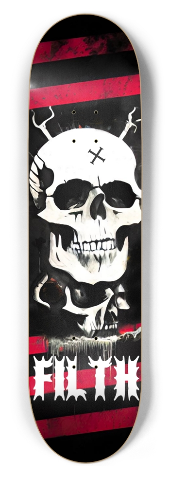 FILTH Death Metal 01 8-1/2 Skateboard Deck
