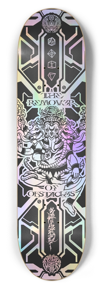 8.5" • REMOVER OF OBSTACLES • Skateboard Deck 8-1/2 Skateboard Deck