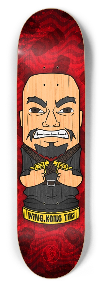 Wing Kong Tiki 8-1/2 Skateboard Deck