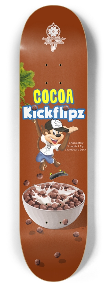Cocoa Kickflipz - 8.0 8 Inch Skateboard Deck