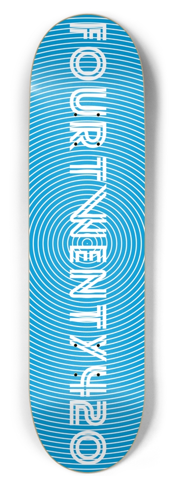 FOURTWENTY DECK Delaware Trip 01 8-1/2 Skateboard Deck