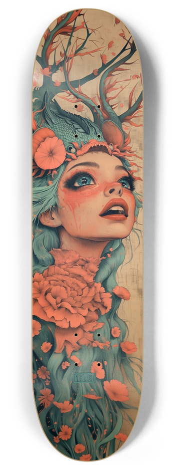 Yokei Girl Custom Skateboard 8 Inch Skateboard Deck