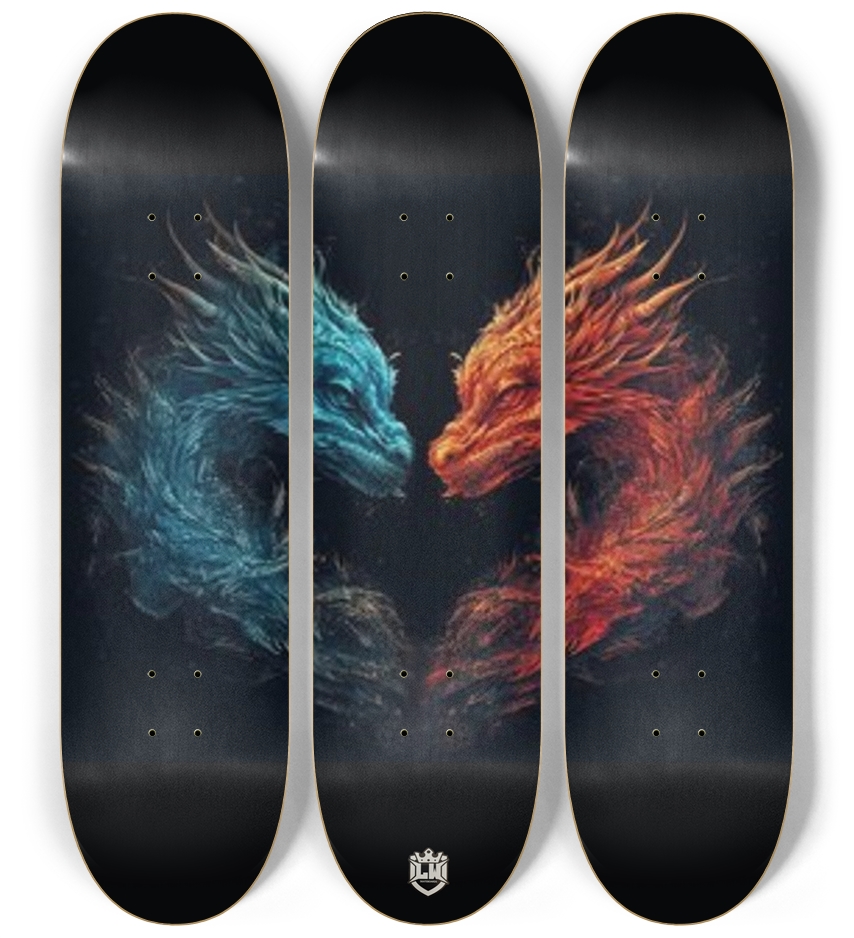 3 Deck Wall Series with Custom Graphic