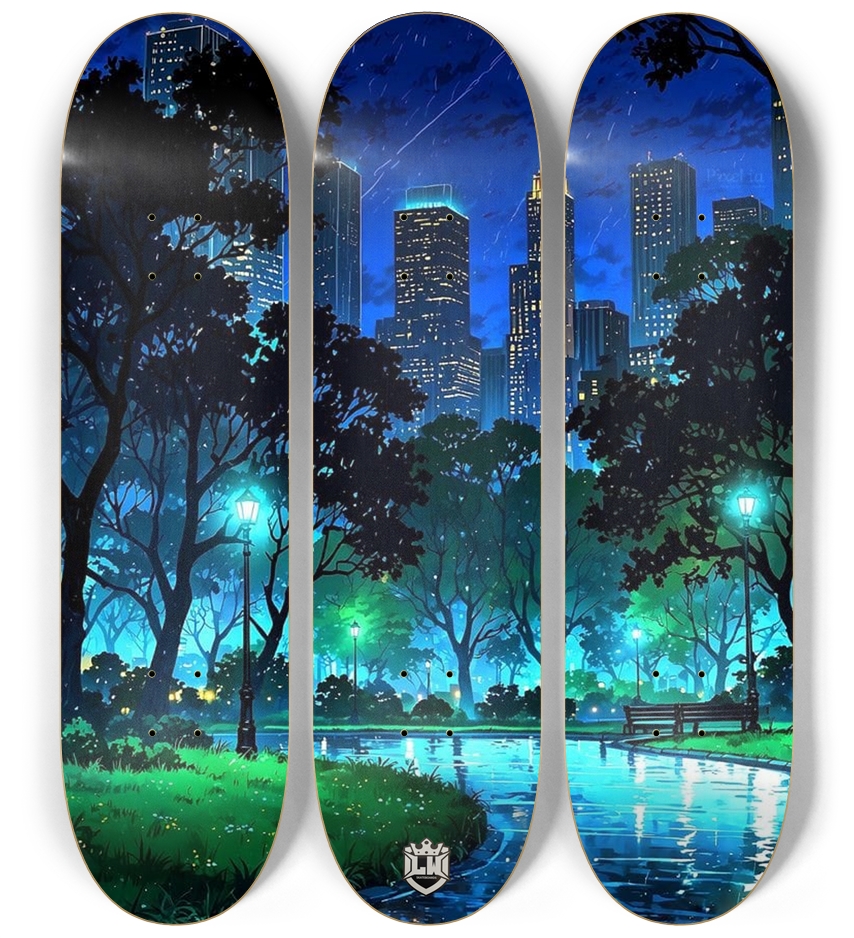 3 Deck Wall Series with Custom Graphic