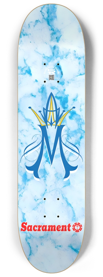 Sacrament Marble Auspice 2025 8-1/4 Skateboard Deck