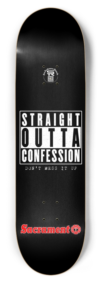 Sacrament Confession 2025 8-3/4 Inch Skateboard