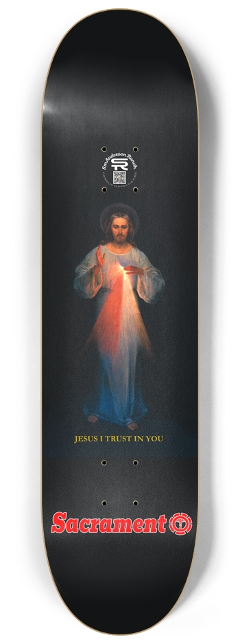 Sacrament Divine Mercy 2025 8-1/4 Skateboard Deck